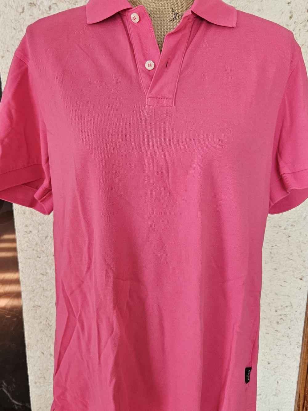 Hugo Boss Hot Pink Polo Shirt